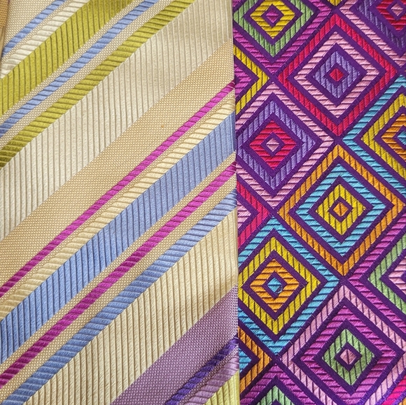 2 Duchamp ties - 100% silk, handmade in England. - Picture 2 of 11